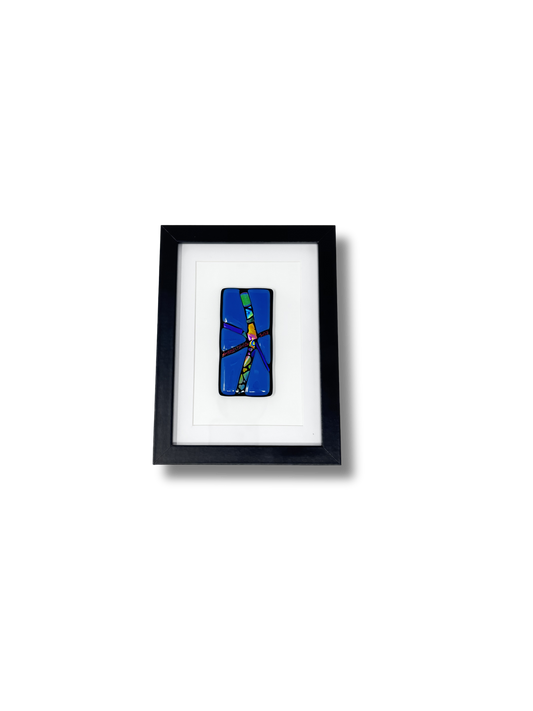 Petit Tableau en verre Artisanal