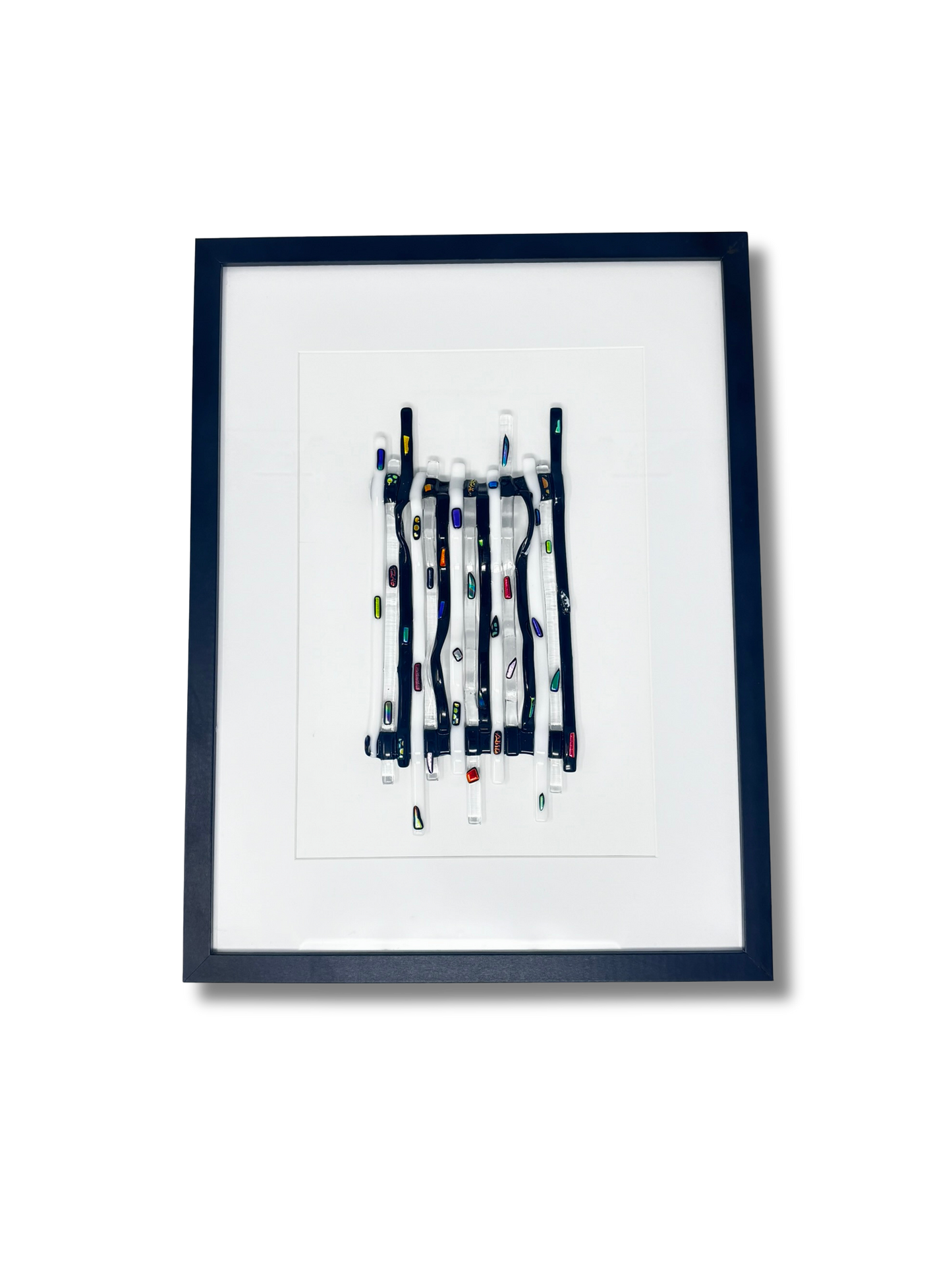 Grand Tableau en Verre Artisanal
