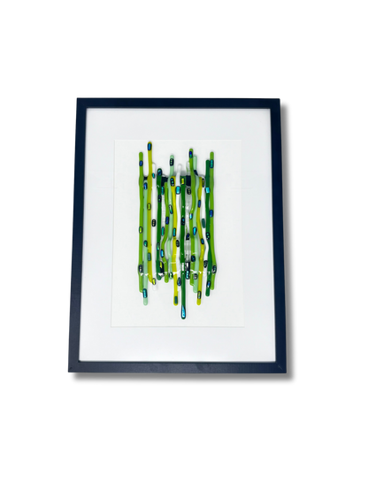 Grand Tableau en verre Artisanal